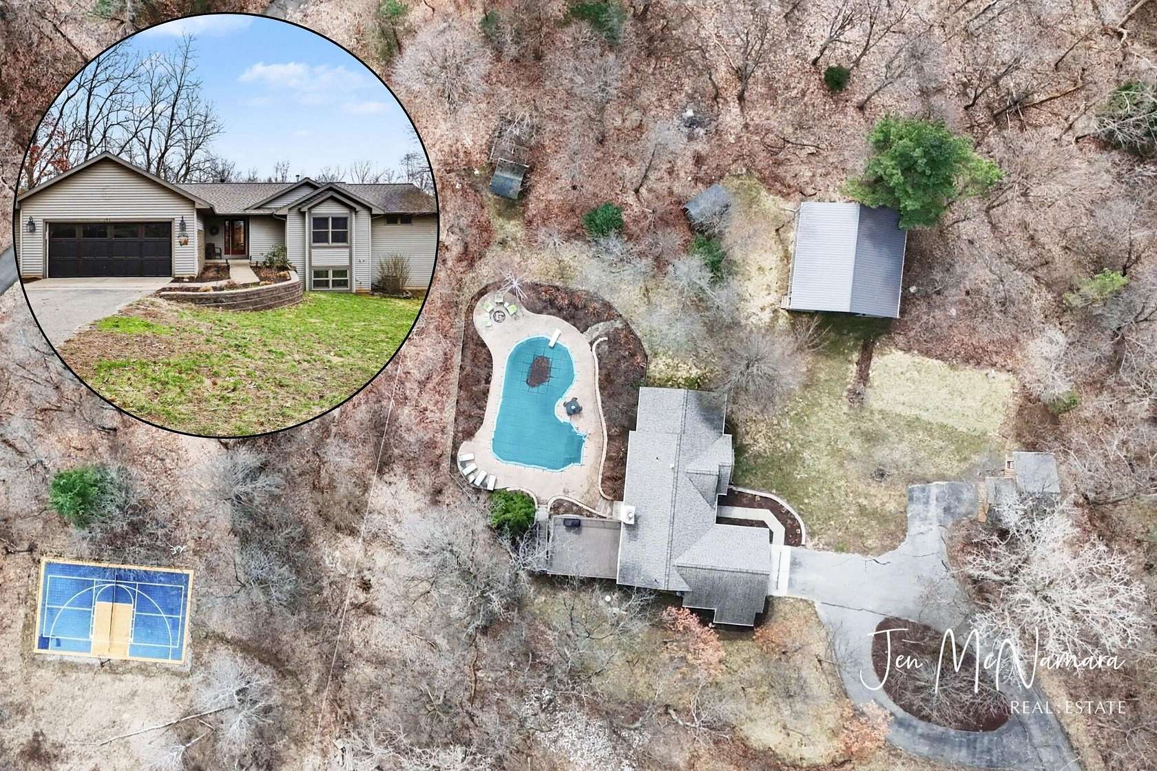 1.68 Acres of Land with Home for Sale in Belmont, Michigan