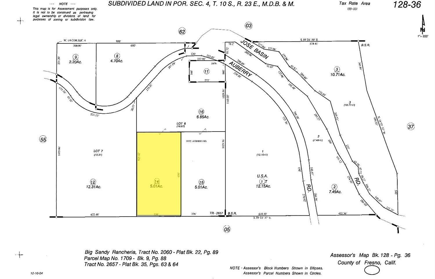 5 Acres of Residential Land for Sale in Auberry, California