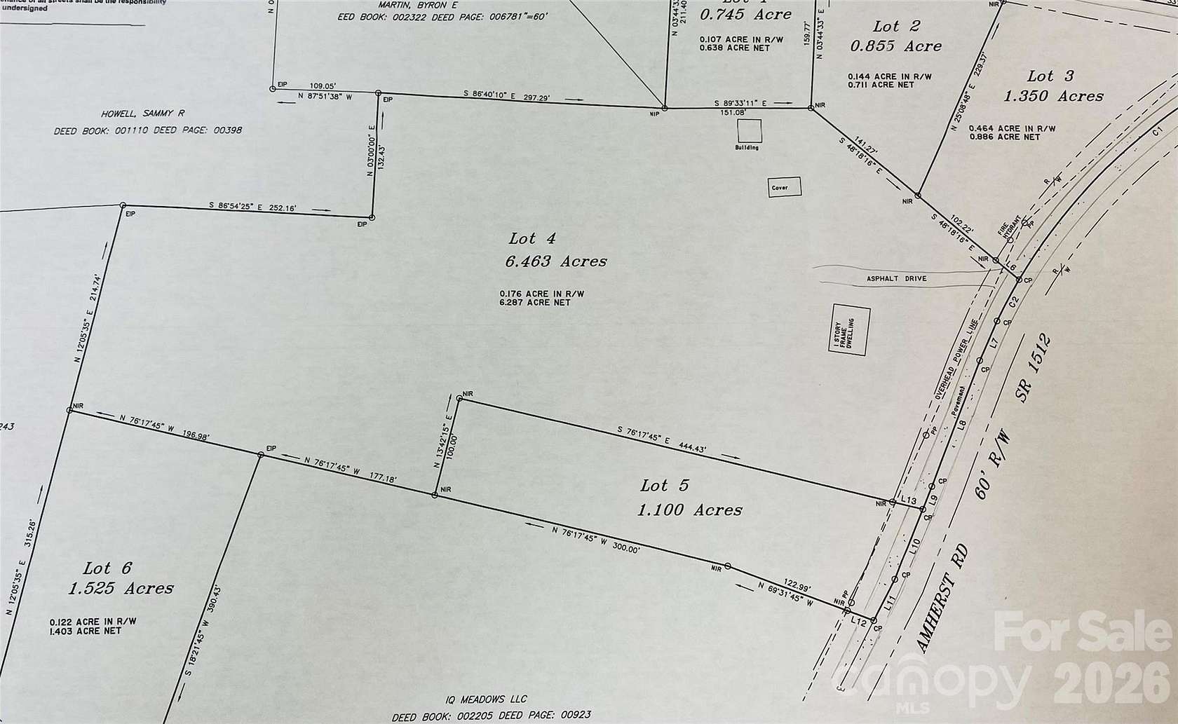 6.38 Acres of Land with Home for Sale in Morganton, North Carolina