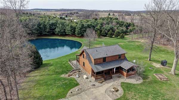 10.5 Acres of Recreational Land with Home for Sale in Shreve, Ohio