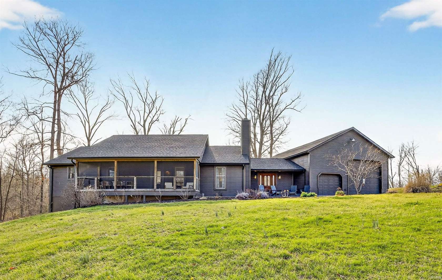 28 Acres of Recreational Land with Home for Sale in Bloomington, Indiana