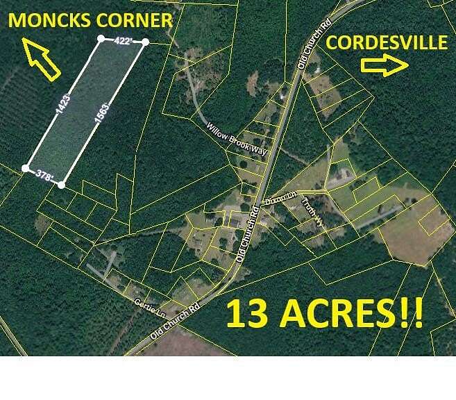 13 Acres of Land for Sale in Cordesville, South Carolina