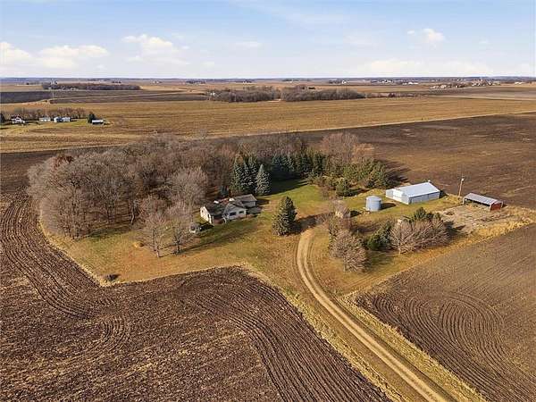 5.15 Acres of Land with Home for Sale in Arlington Township, Minnesota