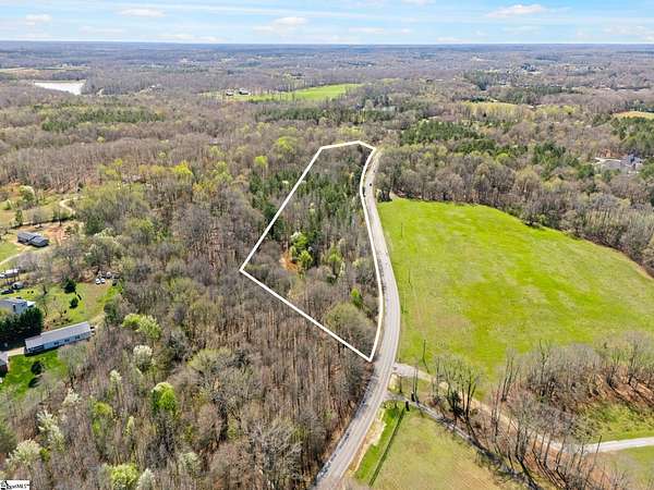 12.7 Acres of Land for Sale in Pelzer, South Carolina