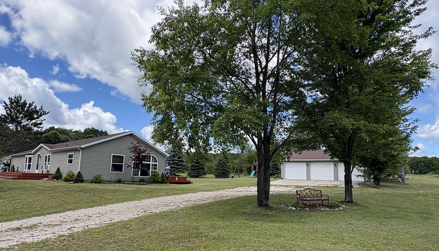 14.4 Acres of Land with Home for Sale in Luther, Michigan