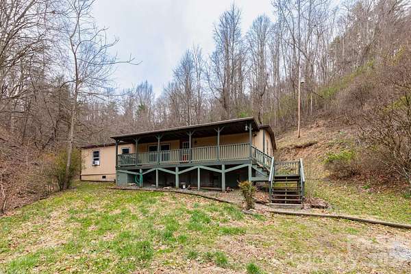 3 Acres of Land with Home for Sale in Marshall, North Carolina