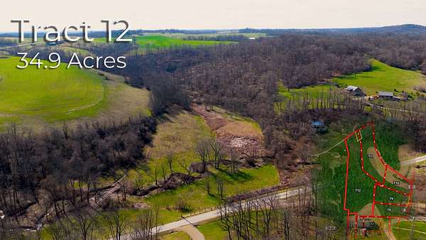 35 Acres of Recreational & Residential Land for Sale in Warsaw, Ohio
