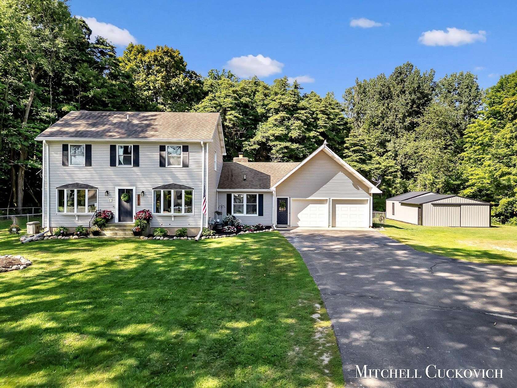 3.5 Acres of Land with Home for Sale in Kent City, Michigan