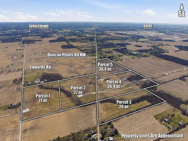 147 Acres of Land for Auction in Johnstown, Ohio