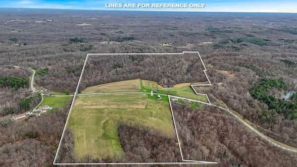 91.5 Acres of Recreational Land with Home for Sale in New Straitsville, Ohio