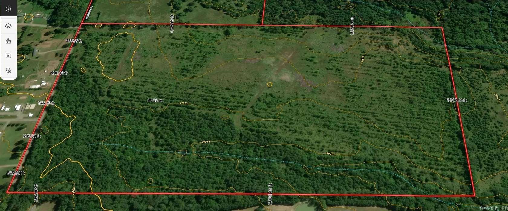 80 Acres of Recreational & Residential Land for Sale in Vilonia, Arkansas