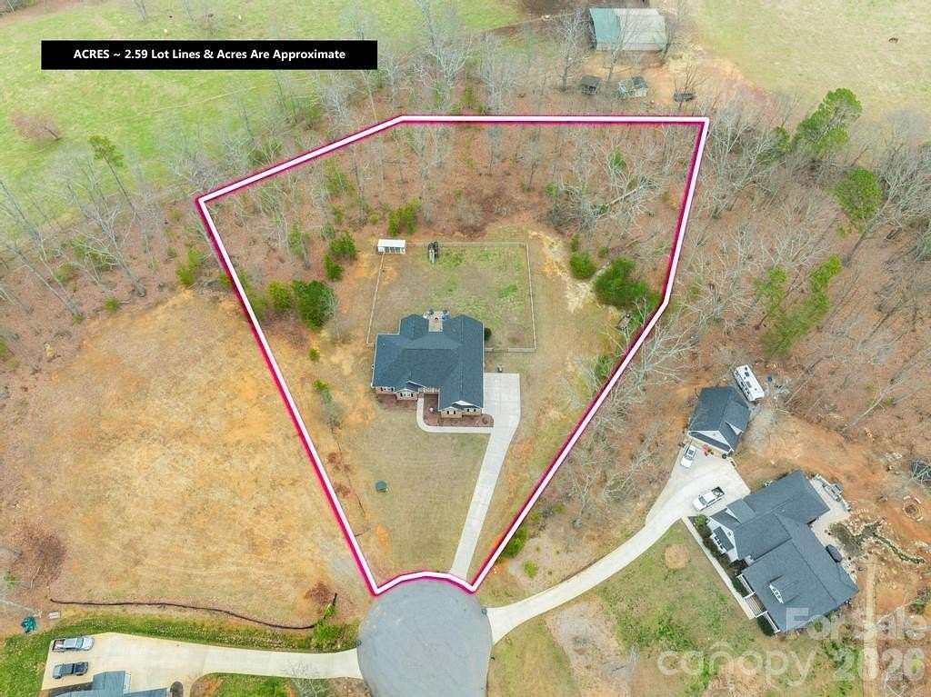 2.59 Acres of Land with Home for Sale in Maiden, North Carolina