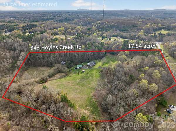 16.9 Acres of Land with Home for Sale in Dallas, North Carolina
