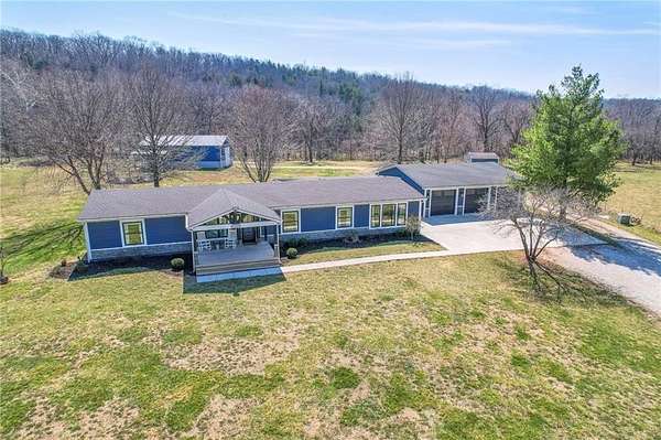 5 Acres of Land with Home for Sale in Lawrence, Kansas