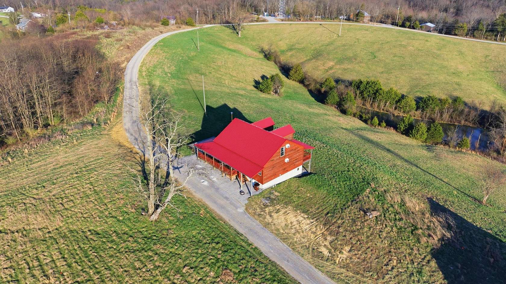 25.7 Acres of Land with Home for Sale in Stamping Ground, Kentucky
