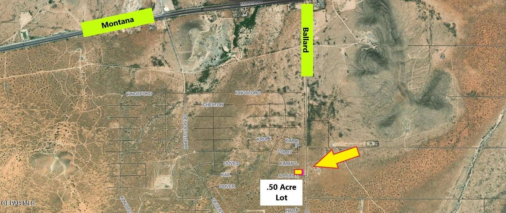 0.5 Acres of Residential Land for Sale in El Paso, Texas