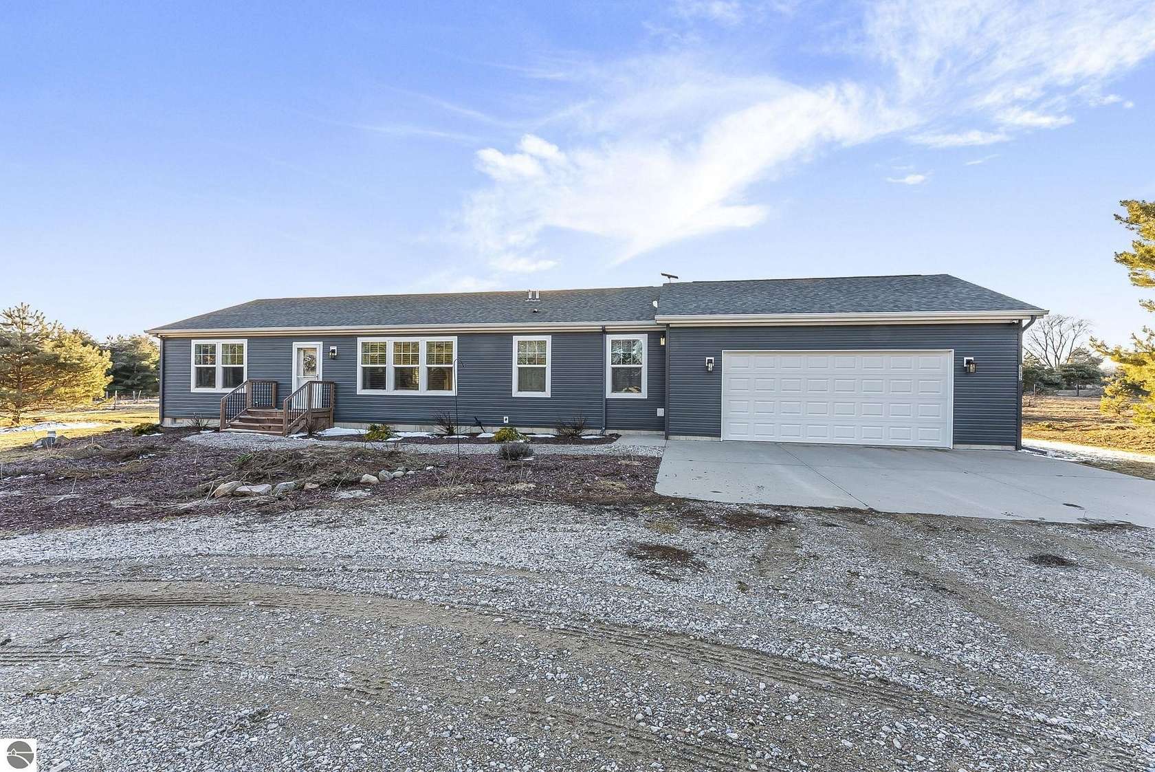 6.75 Acres of Land with Home for Sale in Cadillac, Michigan