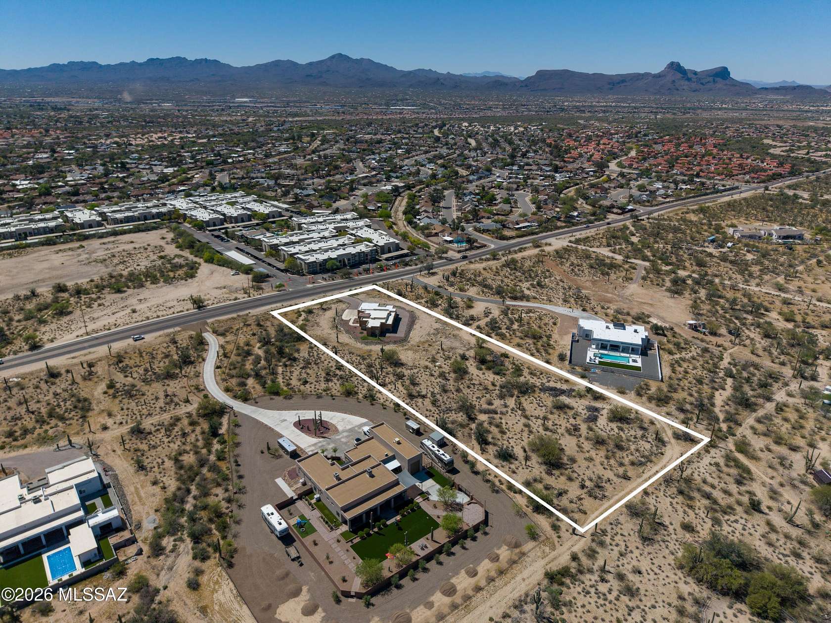 3.32 Acres of Land with Home for Sale in Tucson, Arizona