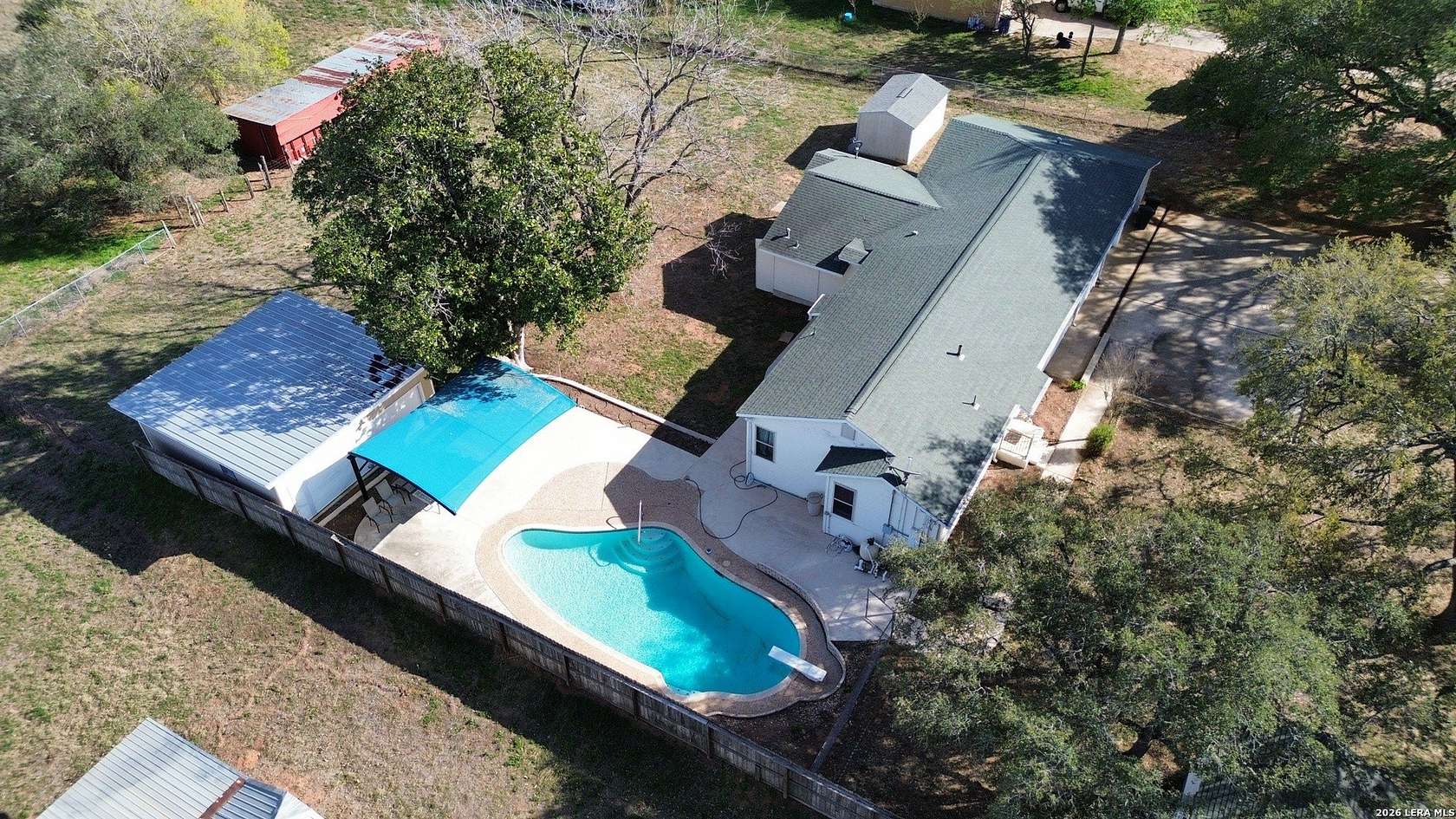 5 Acres of Land with Home for Sale in Adkins, Texas