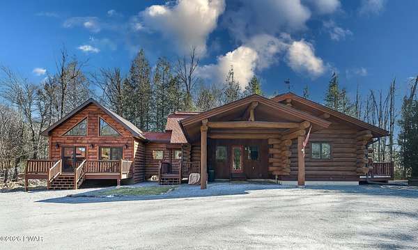 5.35 Acres of Land with Home for Sale in Equinunk, Pennsylvania