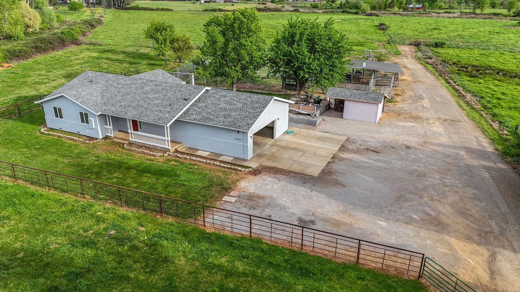 9 Acres of Land with Home for Sale in Cottonwood, California