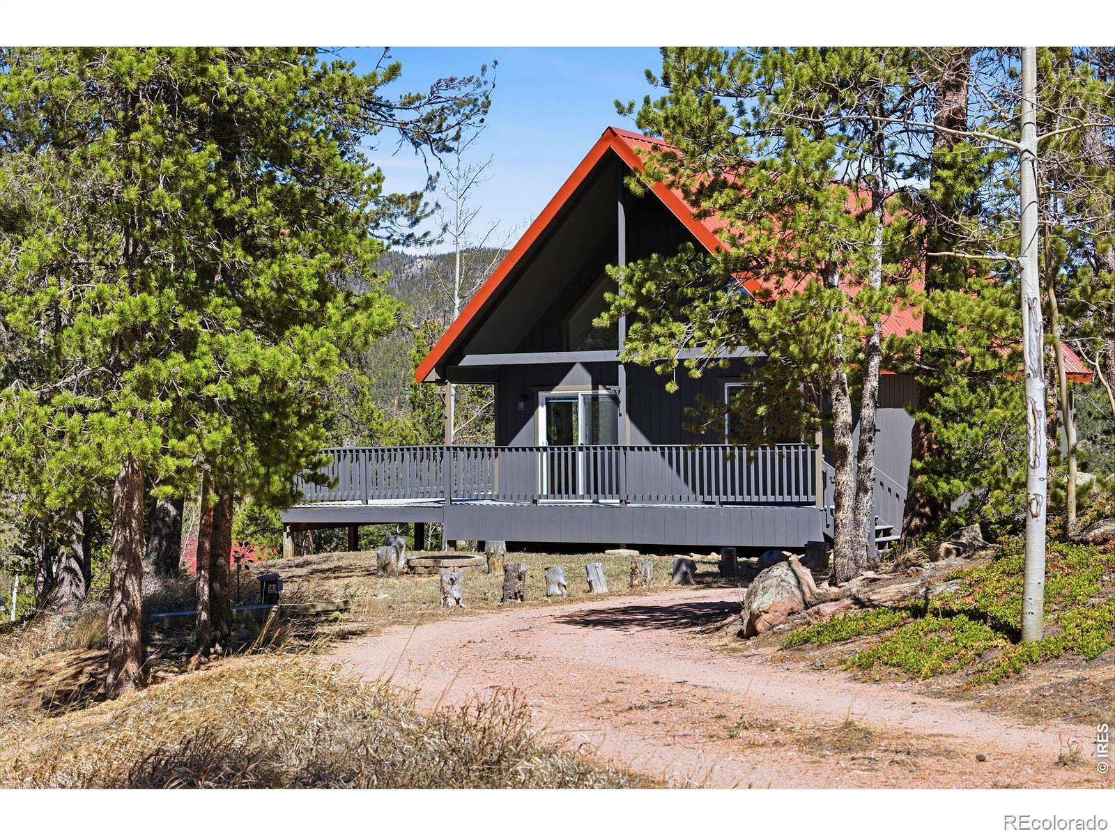 1.69 Acres of Land with Home for Sale in Red Feather Lakes, Colorado