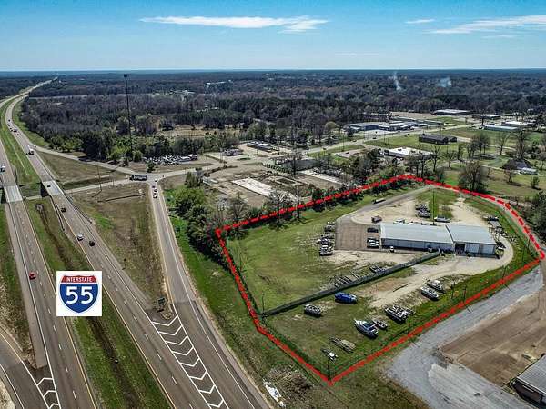 4.7 Acres of Improved Commercial Land for Sale in Sardis, Mississippi