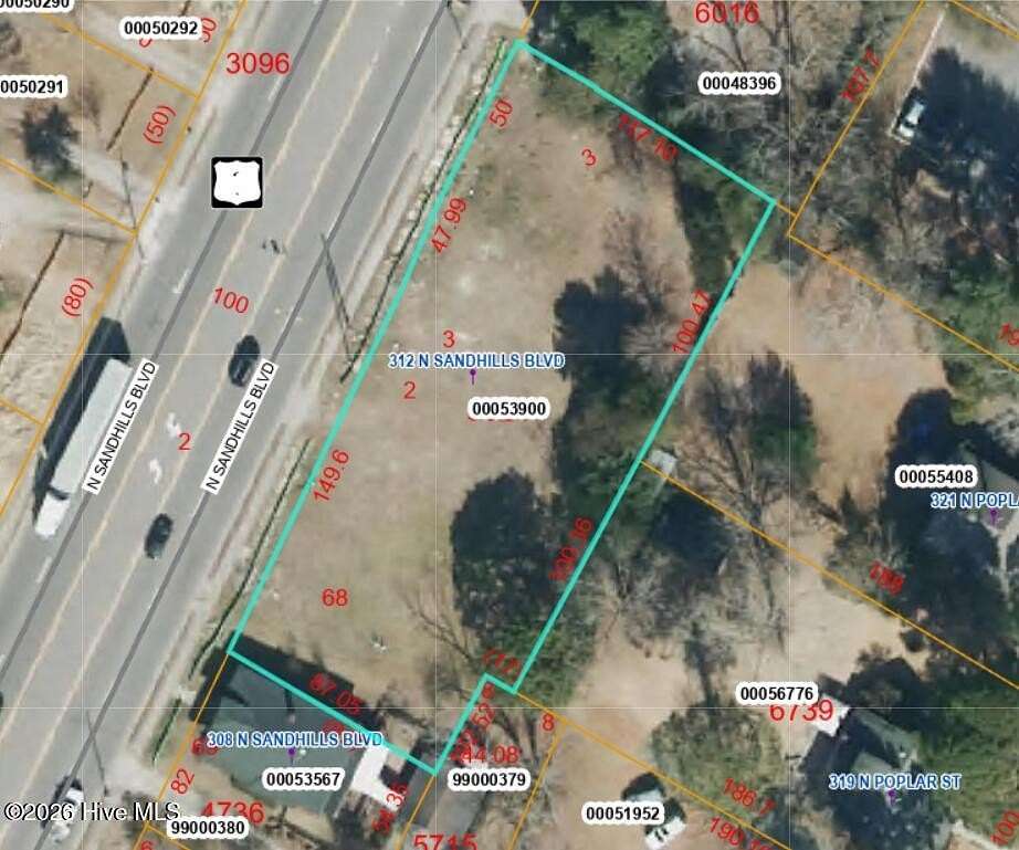 0.61 Acres of Commercial Land for Sale in Aberdeen, North Carolina
