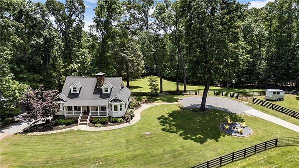 5 Acres of Land with Home for Sale in Alpharetta, Georgia