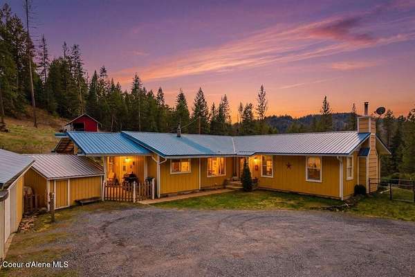 5.86 Acres of Land with Home for Sale in Coeur d'Alene, Idaho