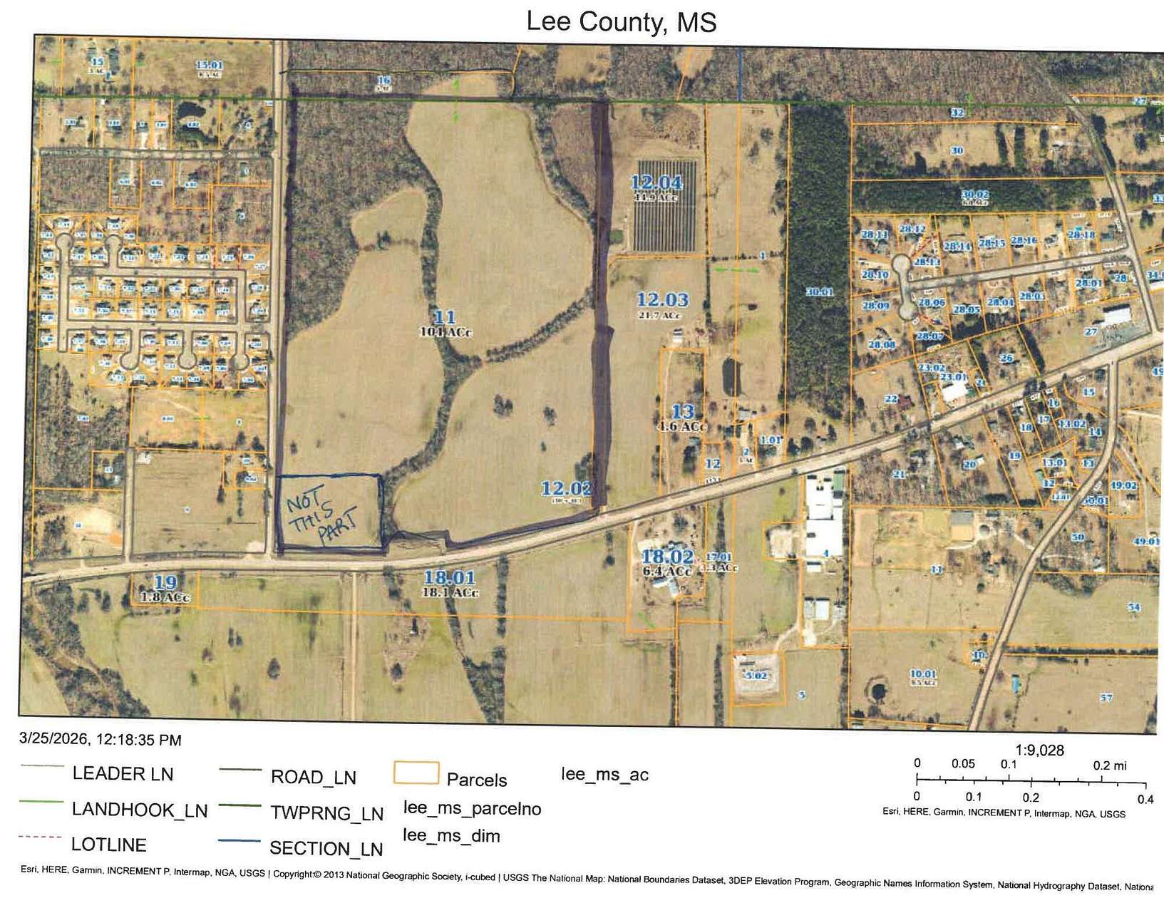 104 Acres of Land for Sale in Tupelo, Mississippi