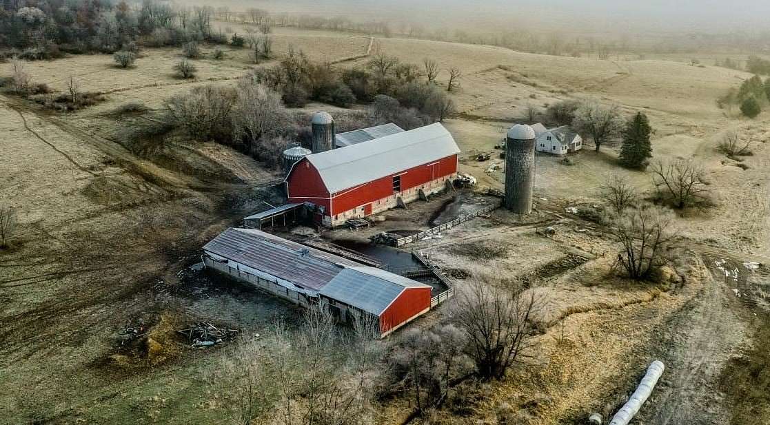 121 Acres of Agricultural Land with Home for Sale in Reedsburg, Wisconsin