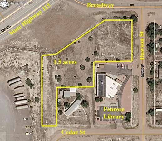 1.37 Acres of Commercial Land for Sale in Penrose, Colorado