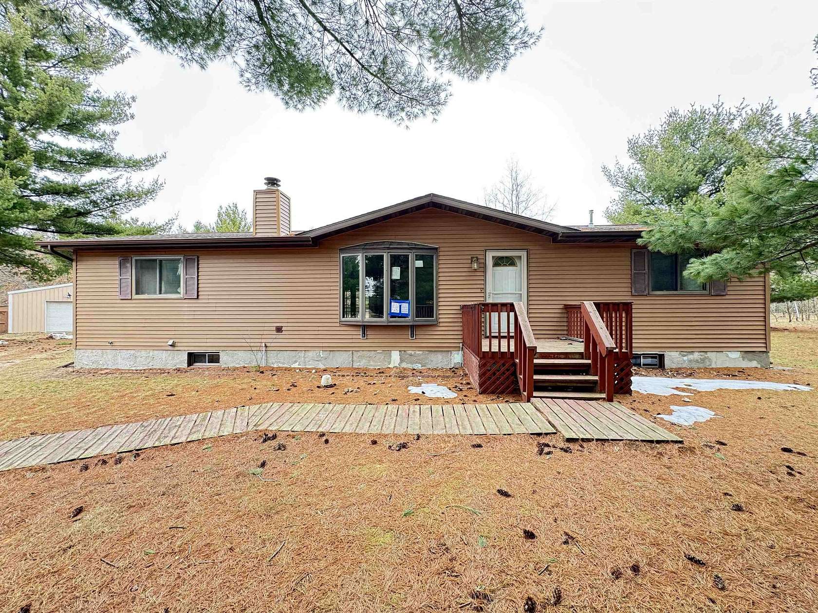 8.6 Acres of Land with Home for Sale in Adams, Wisconsin