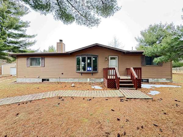 8.6 Acres of Land with Home for Sale in Adams, Wisconsin
