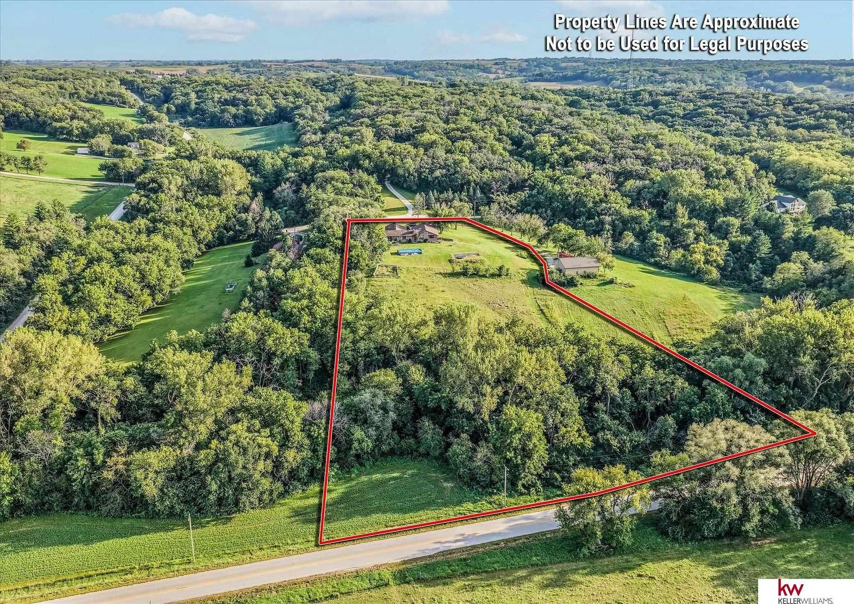 4.45 Acres of Land with Home for Sale in Missouri Valley, Iowa