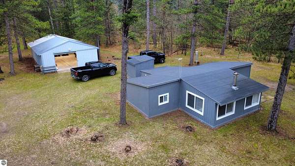 60.5 Acres of Recreational Land with Home for Sale in Grayling, Michigan