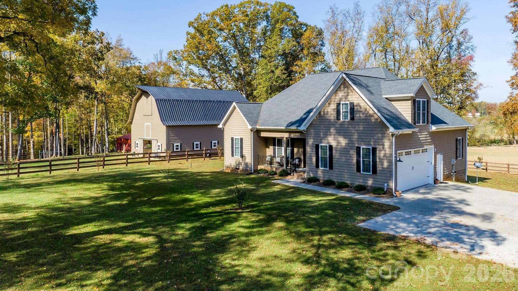 26.3 Acres of Land with Home for Sale in Statesville, North Carolina