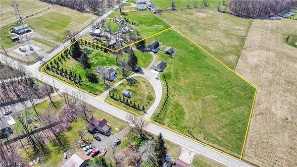 6.47 Acres of Land with Home for Sale in Middlefield, Ohio