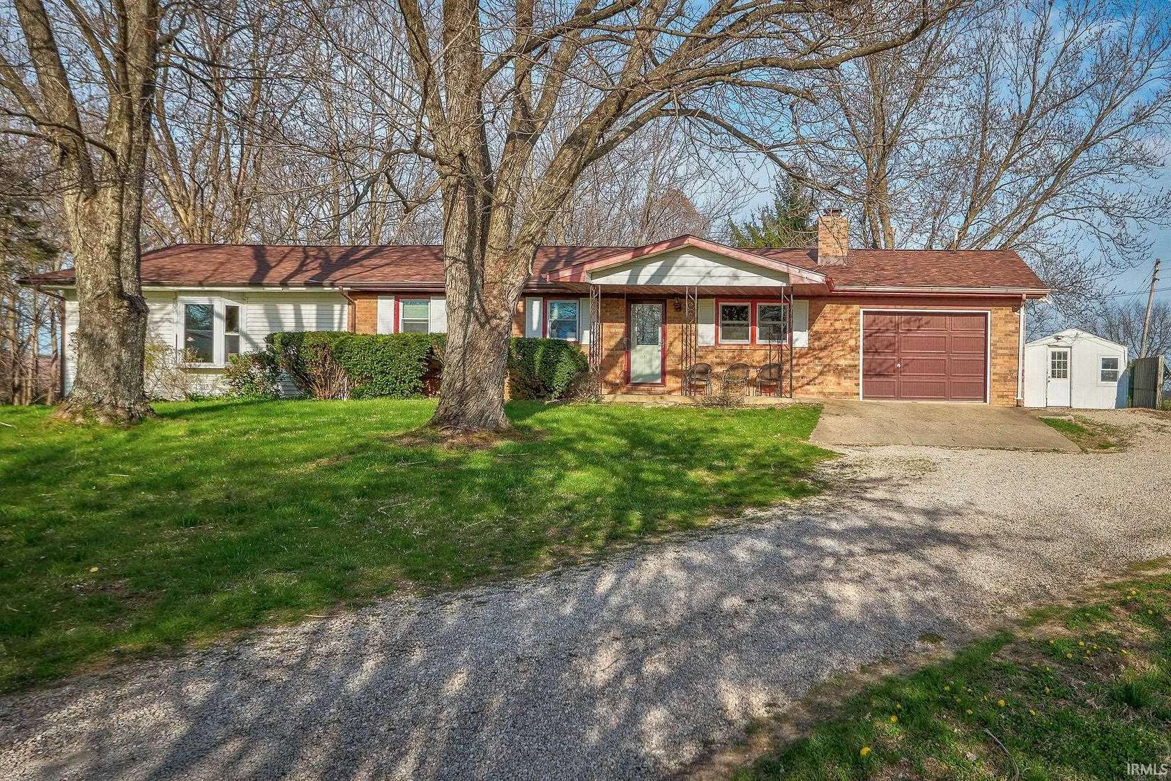 1.89 Acres of Land with Home for Sale in Wadesville, Indiana