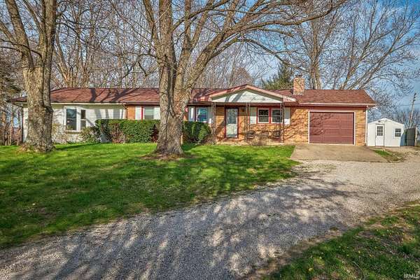 1.89 Acres of Land with Home for Sale in Wadesville, Indiana