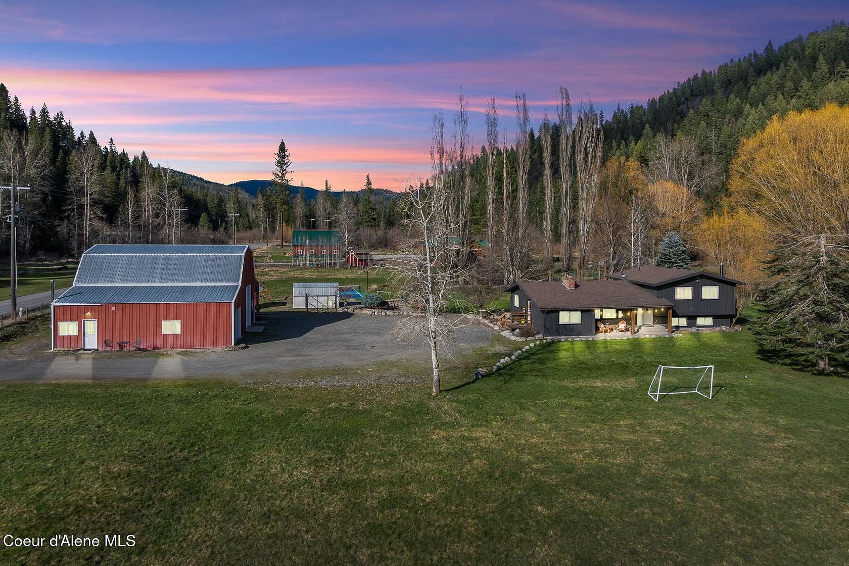 4.8 Acres of Land with Home for Sale in Coeur d'Alene, Idaho