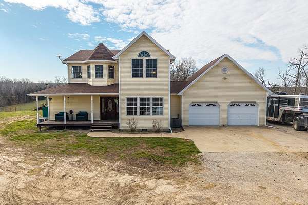72.8 Acres of Land with Home for Sale in Richland, Missouri