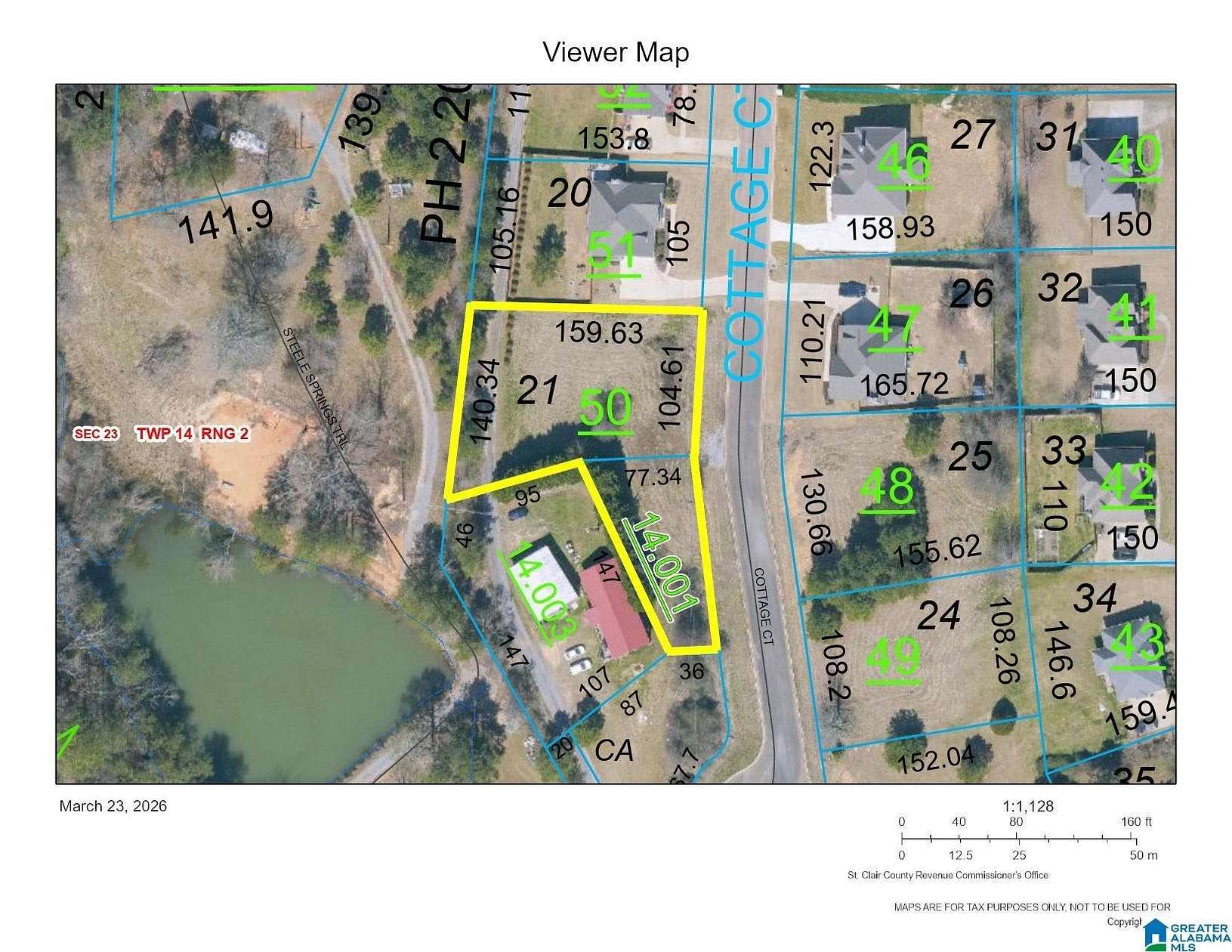0.62 Acres of Residential Land for Sale in Springville, Alabama