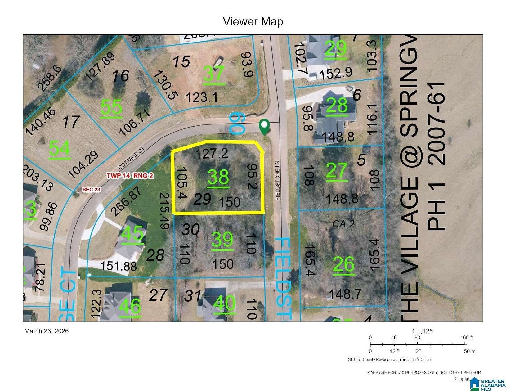 0.4 Acres of Residential Land for Sale in Springville, Alabama