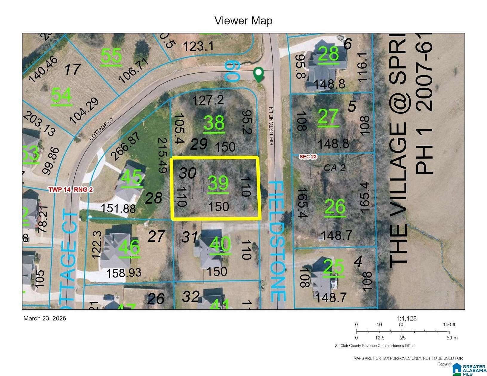 0.38 Acres of Residential Land for Sale in Springville, Alabama