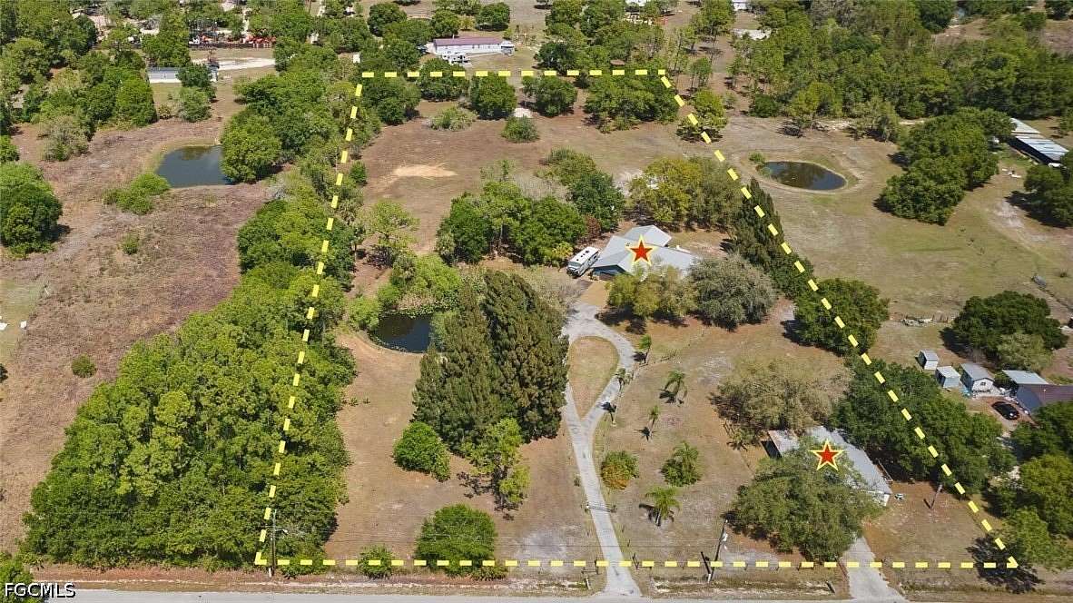 4.86 Acres of Land with Home for Sale in LaBelle, Florida