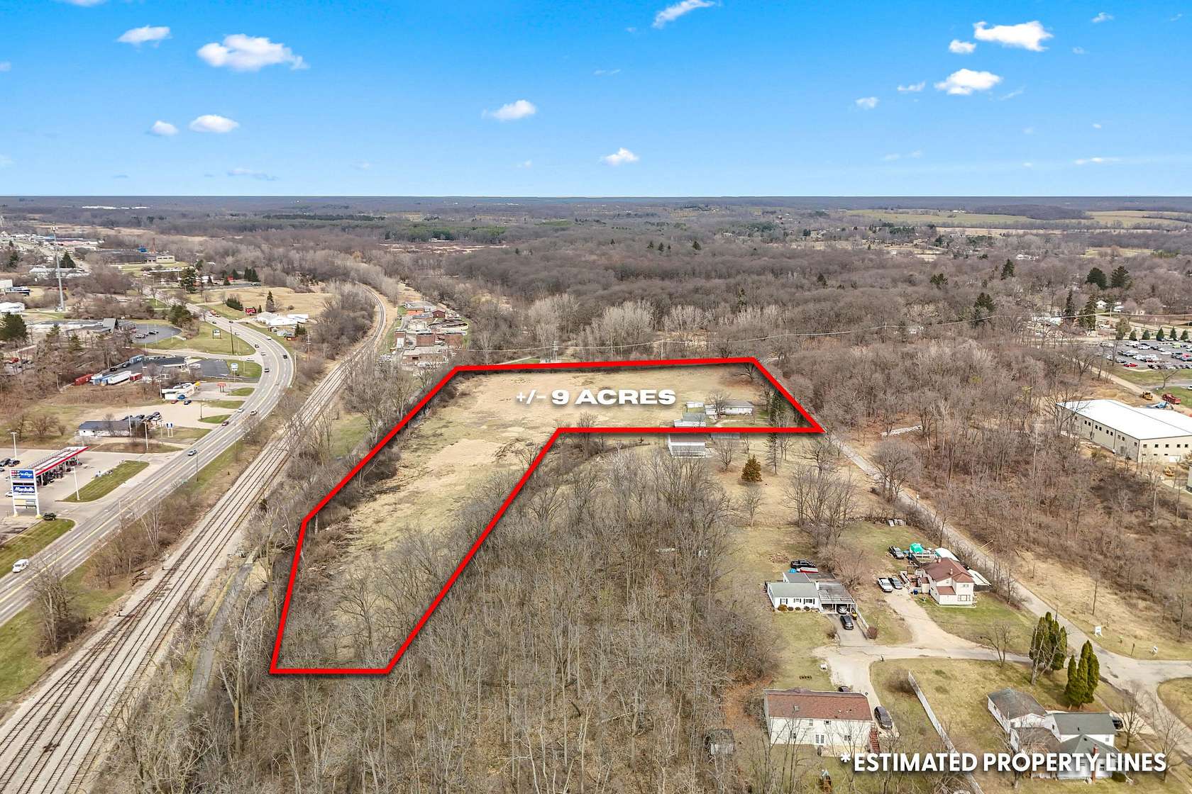 9 Acres of Land with Home for Sale in Hillsdale, Michigan