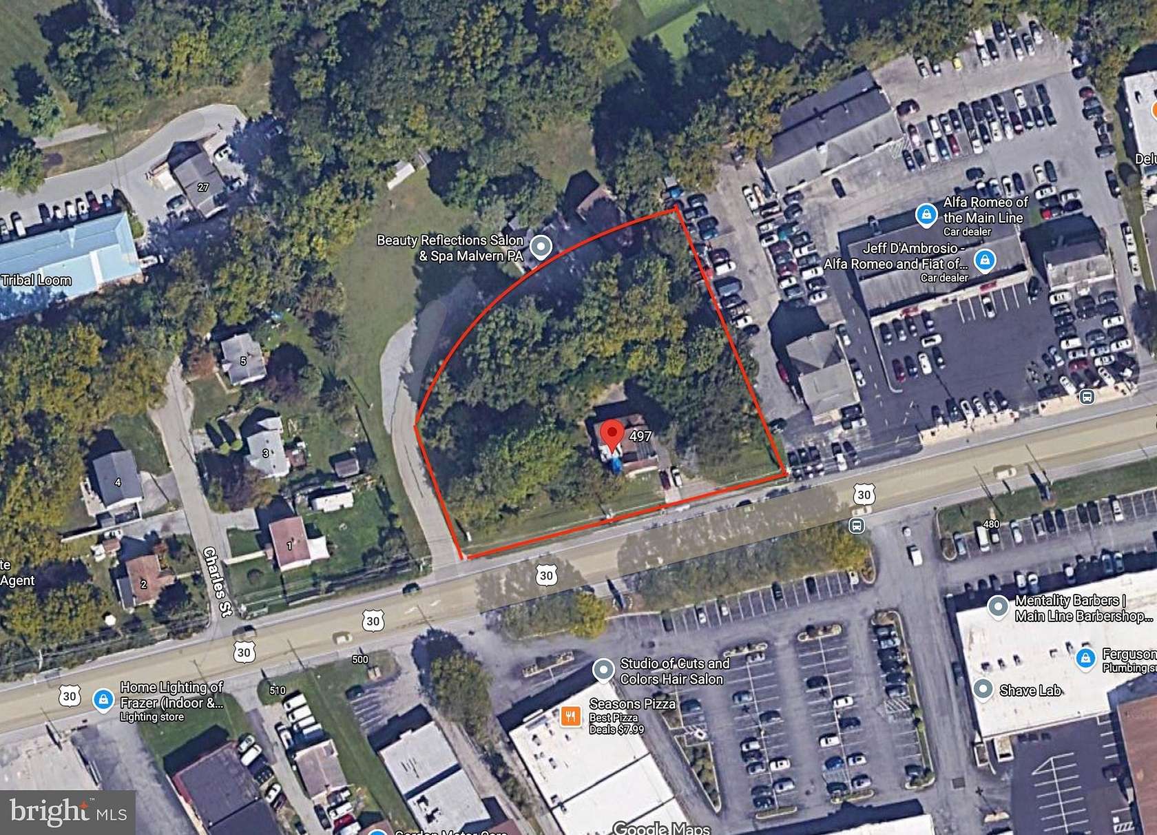 1.1 Acres of Commercial Land for Sale in Malvern, Pennsylvania