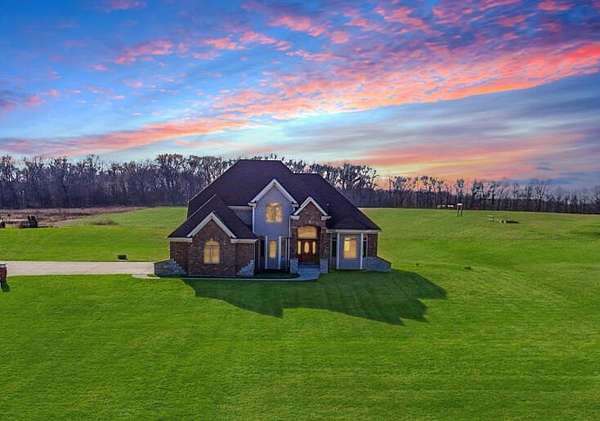 10 Acres of Land with Home for Sale in Hebron, Indiana